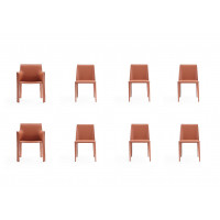 Manhattan Comfort 6-DC3432-CY Paris Clay Dining Chairs (Set of 8)